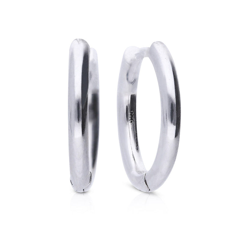 Diamonfire Plain Hoop Earrings