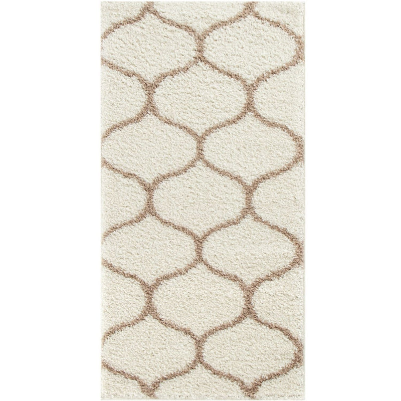 Moroccan Ivory Shaggy Rug | 630