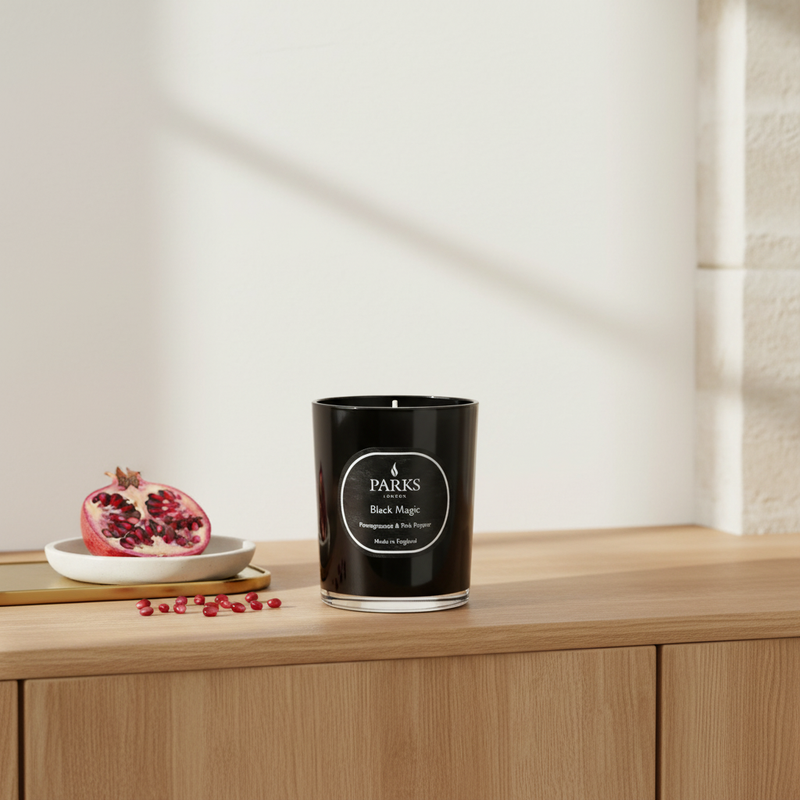 POMEGRANATE & PINK PEPPER SCENTED CANDLE 180G
