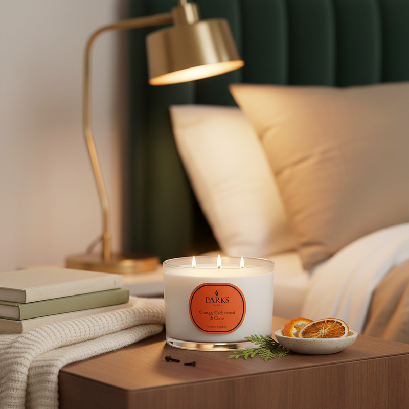 VINTAGE AROMATHERAPY ORANGE, CEDARWOOD & CLOVE 350G 3 WICK CANDLE