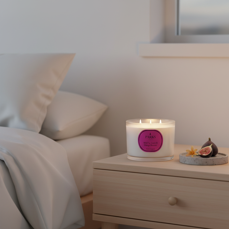 VINTAGE AROMATHERAPY WILD FIG, CASSIS & ORANGE BLOSSOM 350G 3 WICK CANDLE