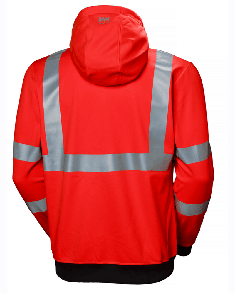 Helly Hansen 79094 Addvis Hi-Vis Stretch Zip Hoodie Sweatshirt