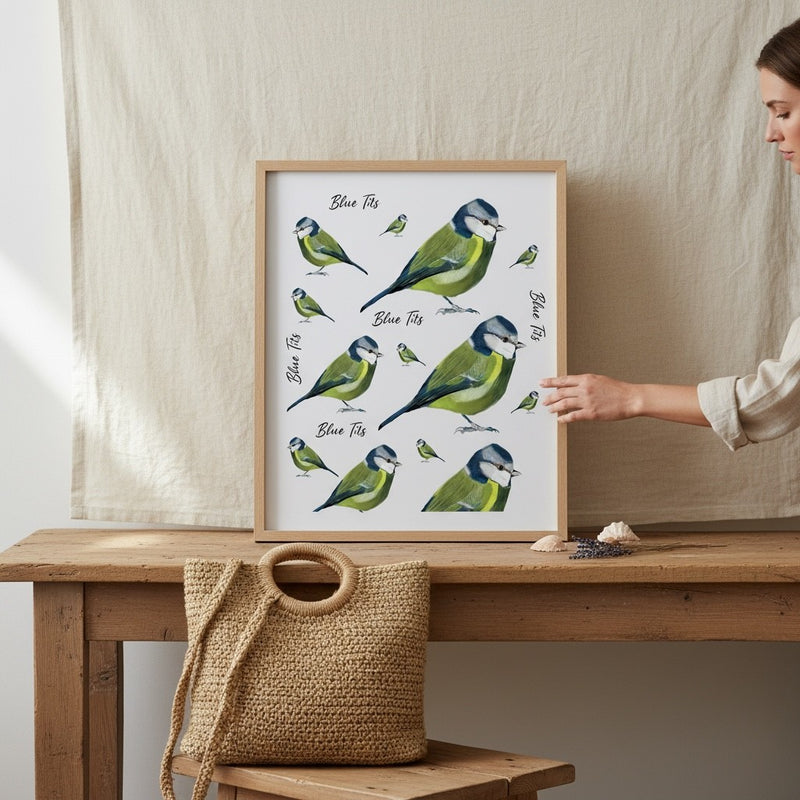 Blue Tit Framed Print