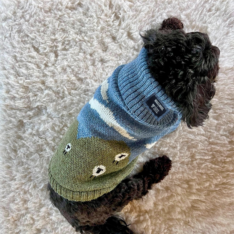 Blackface Sheep Dog Jumper in British Wool