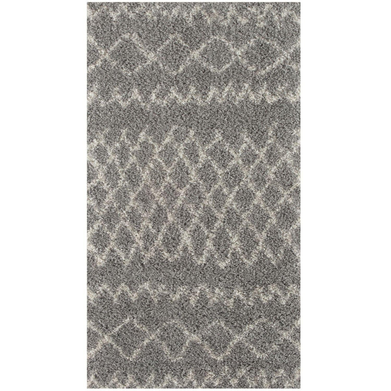 Moroccan Grey Shaggy Rug | 910