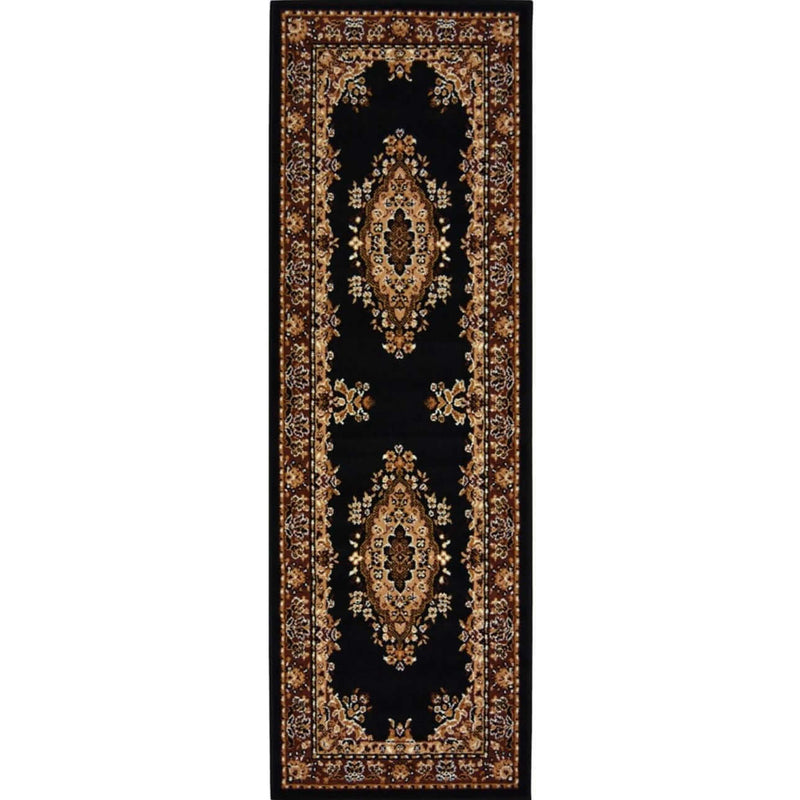 Maestro Traditional Black Rug | 4470 B11