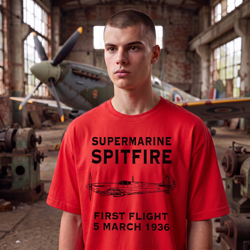 Supermarine Spitfire First Flight T-Shirt