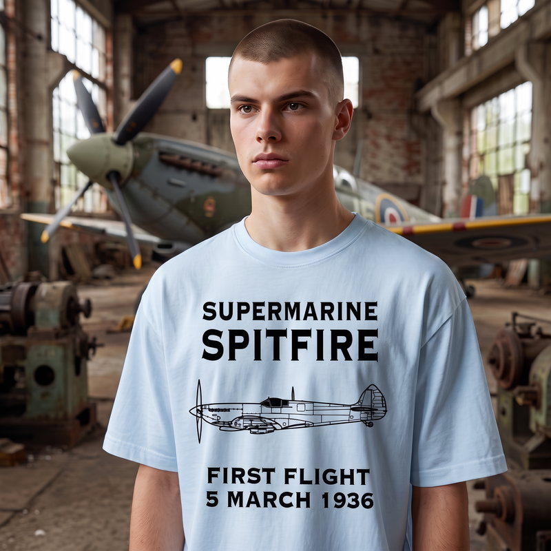 Supermarine Spitfire First Flight T-Shirt
