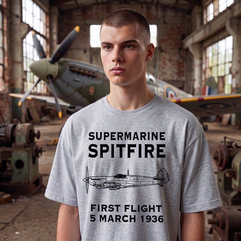 Supermarine Spitfire First Flight T-Shirt