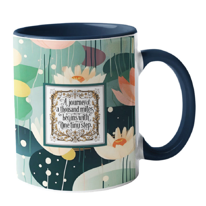 A Journey of a thousand miles mug