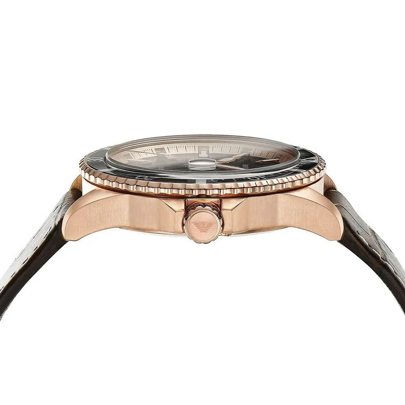 Emporio Armani AR11556 Men's Rose Gold Diver Watch