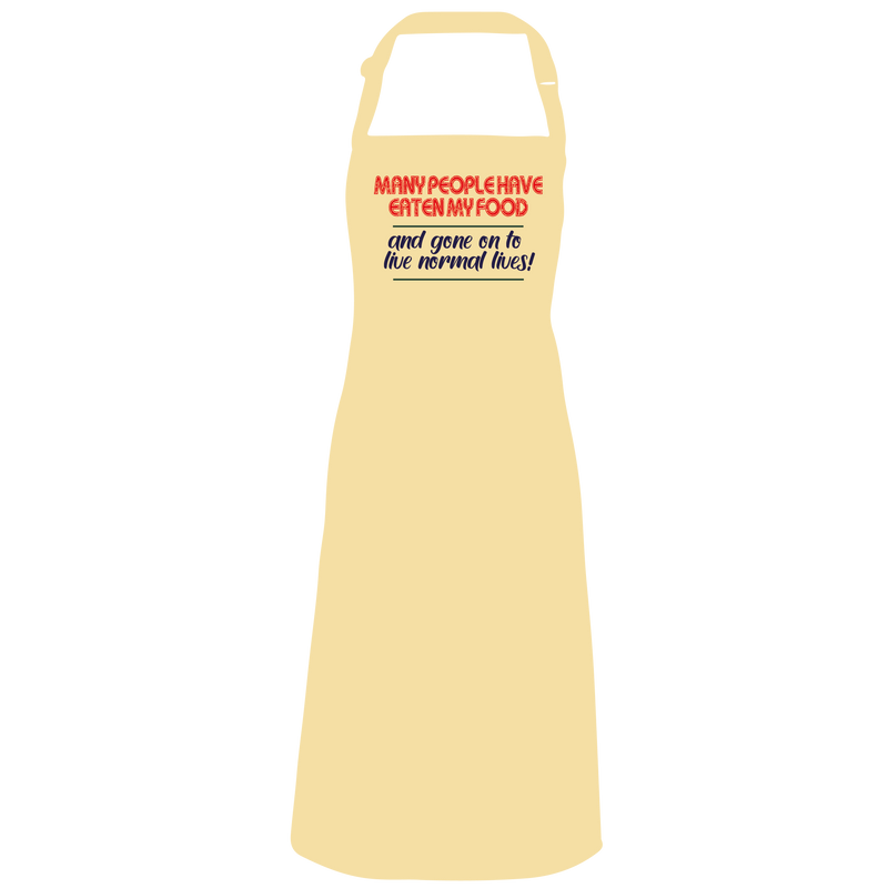 Many people have eaten my food Apron
