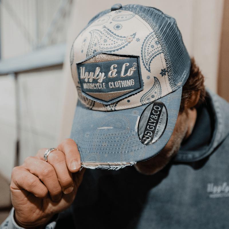 Bandana Diamond Trucker Hat