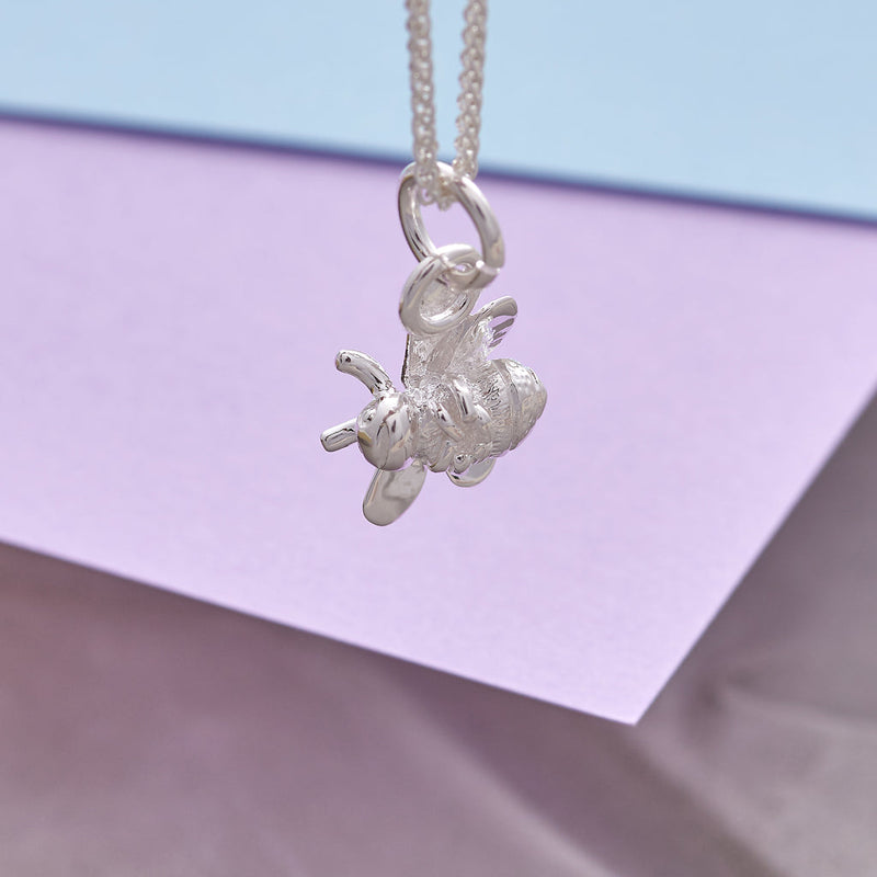 Bumble Bee Silver Charm