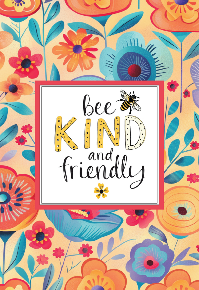 Bee Kind and Friendly Tea Towel