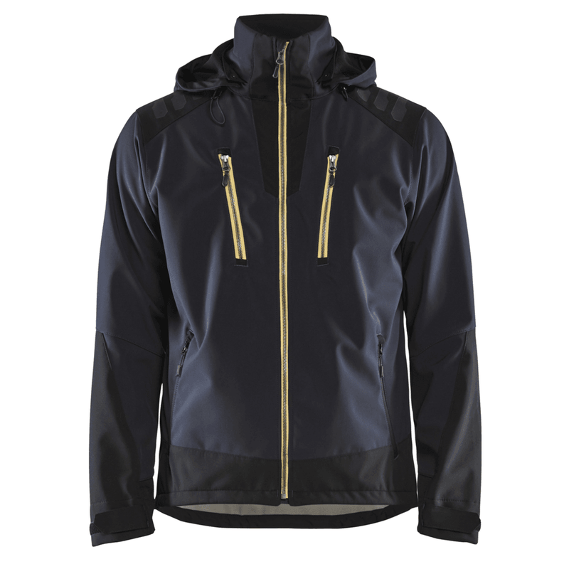 Blåkläder 4749 Stretch Hooded Softshell Jacket, wind and waterproof fabric
