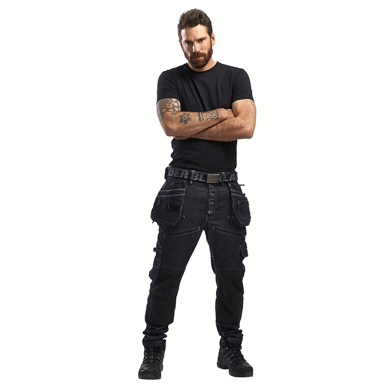 Blaklader 1999 Craftmens Denim Holster Pocket Stretch Work Trouser X1900