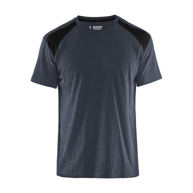 Blaklader 3379 Cotton Two Tone Crew Neck Work T-Shirt