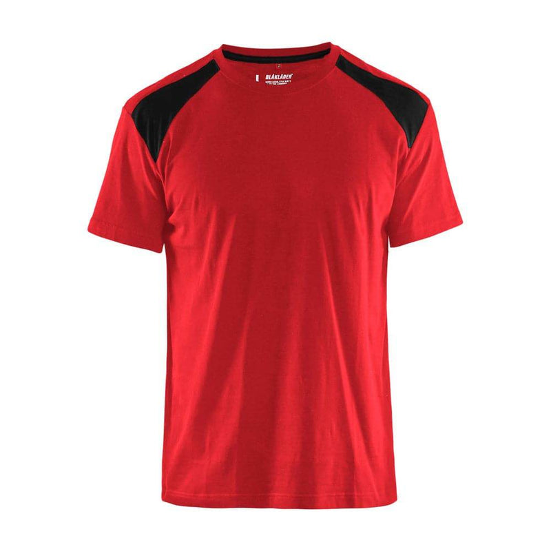 Blaklader 3379 Cotton Two Tone Crew Neck Work T-Shirt