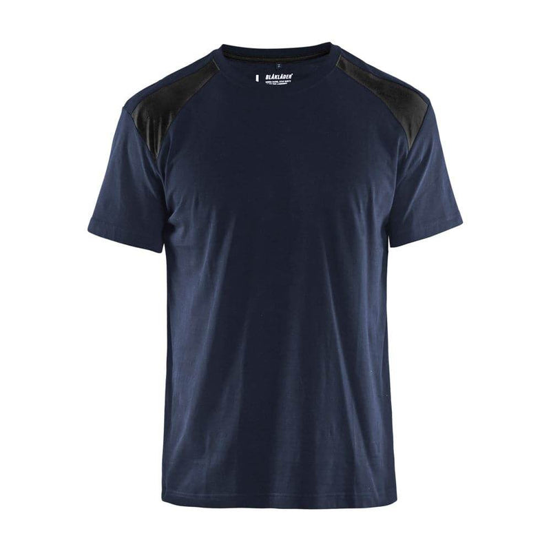 Blaklader 3379 Cotton Two Tone Crew Neck Work T-Shirt