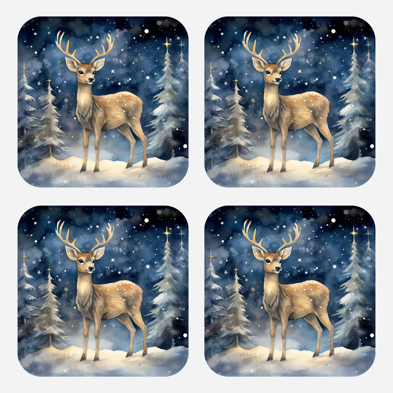 Blue Stag Traditional Coaster Set of 4