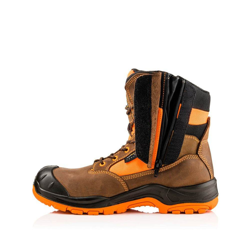 Buckler BVIZ1 S3 360° High Visibility Metal Free Waterproof Safety Lace/Zip Boot