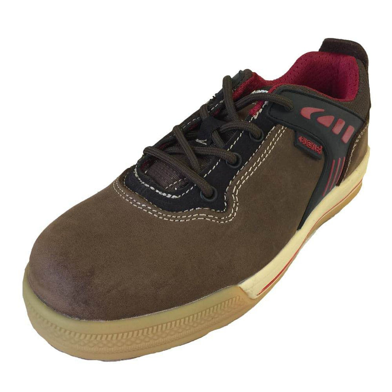 Buckler Largo Bay Safety Work Trainer Shoes Brown (Sizes 6-13) Men's