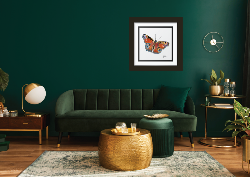 Peacock Butterfly Art Print