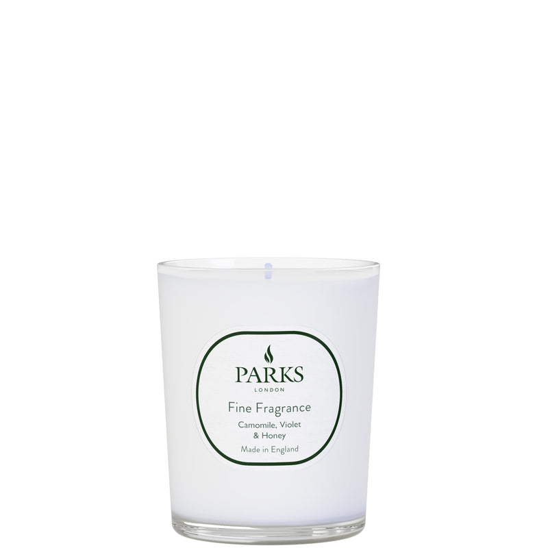 FINE FRAGRANCE 180G CANDLE CAMOMILE, VOILET & HONEY