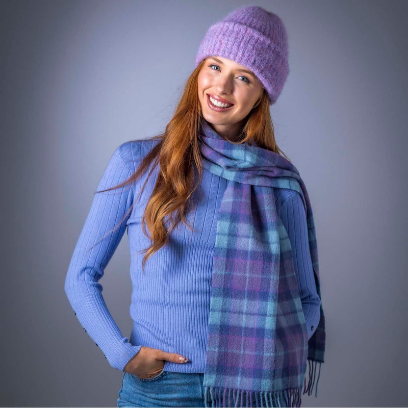Pure Wool Tartan Scarf
