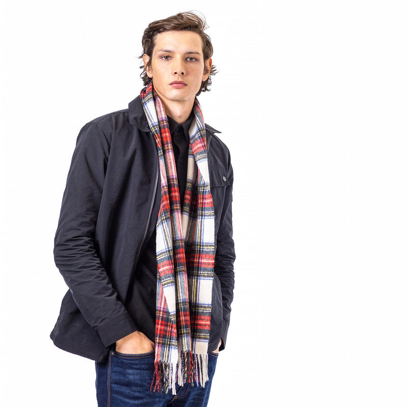Pure Wool Tartan Scarf