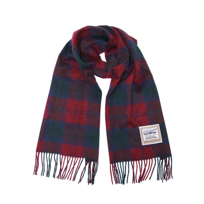Pure Wool Tartan Scarf