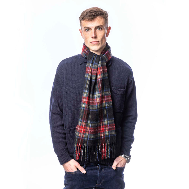Pure Wool Tartan Scarf