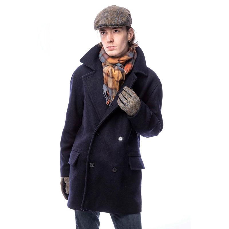 Pure Wool Check Scarf