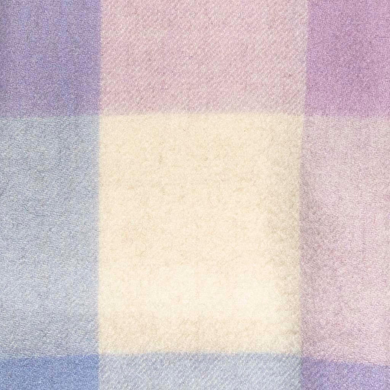 Pure Wool Check Scarf