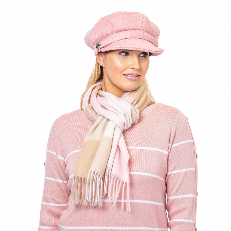 Pure Wool Check Scarf