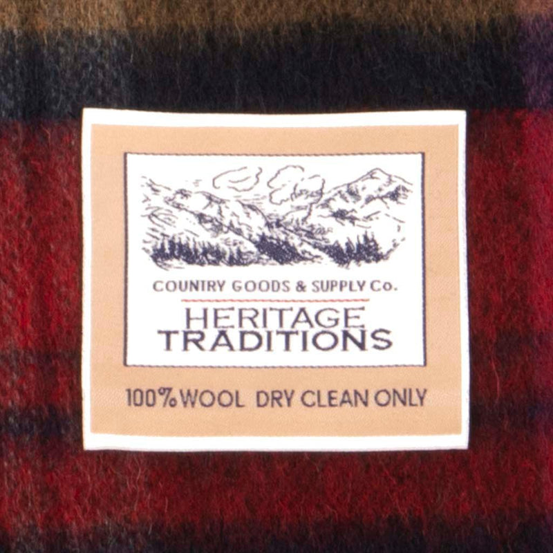 Pure Wool Check Scarf