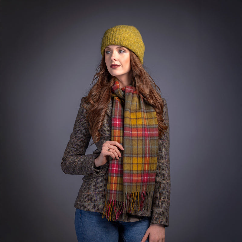 Pure Wool Tartan Scarf