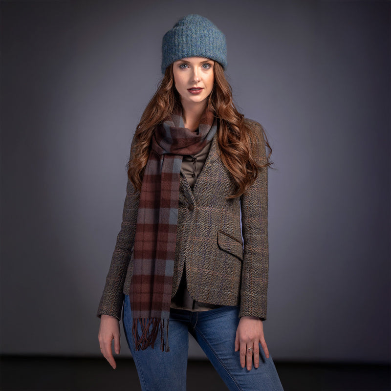 Pure Wool Tartan Scarf