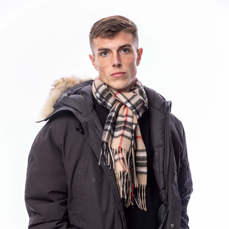Pure Wool Tartan Scarf