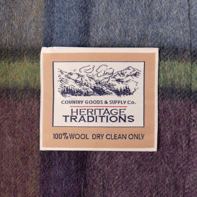 Pure Wool Tartan Serape