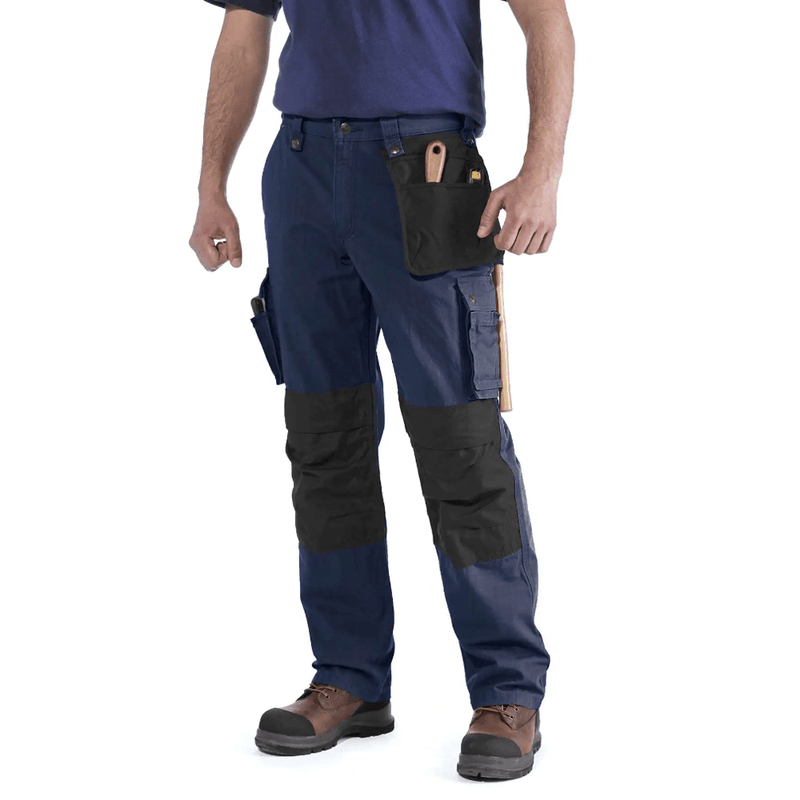 Carhartt 100233 Multi Pocket Ripstop Pant Work Trouser Navy, 40" Waist 30" Leg