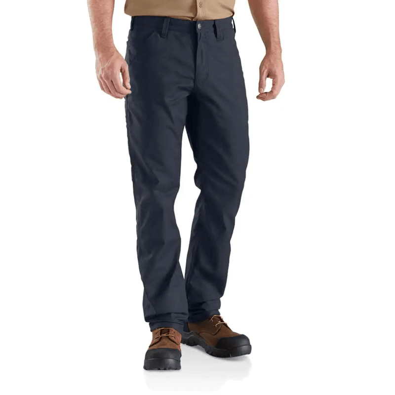Carhartt 103109 Rugged Professional Series Flex Relaxed Fit Canvas Work Pant Trouser Navy Waist 32" / Leg 34"