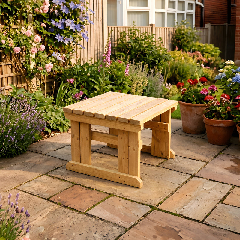 3ft Wooden Picnic Table Set