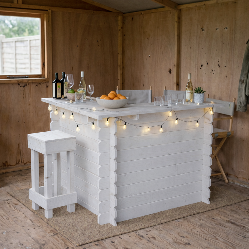 Wooden Interlock Corner Bar