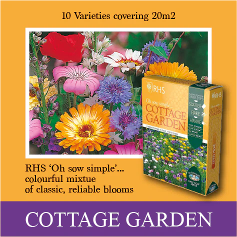 RHS Shake and Sow Cottage Garden Mix