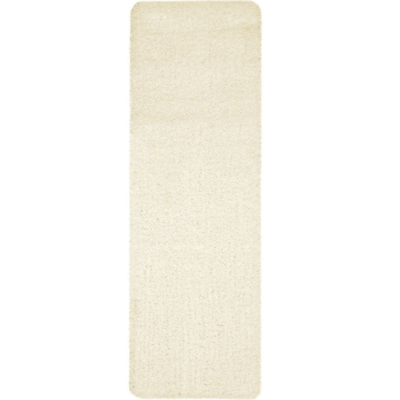 Washable Ghost Ivory Shaggy Rug