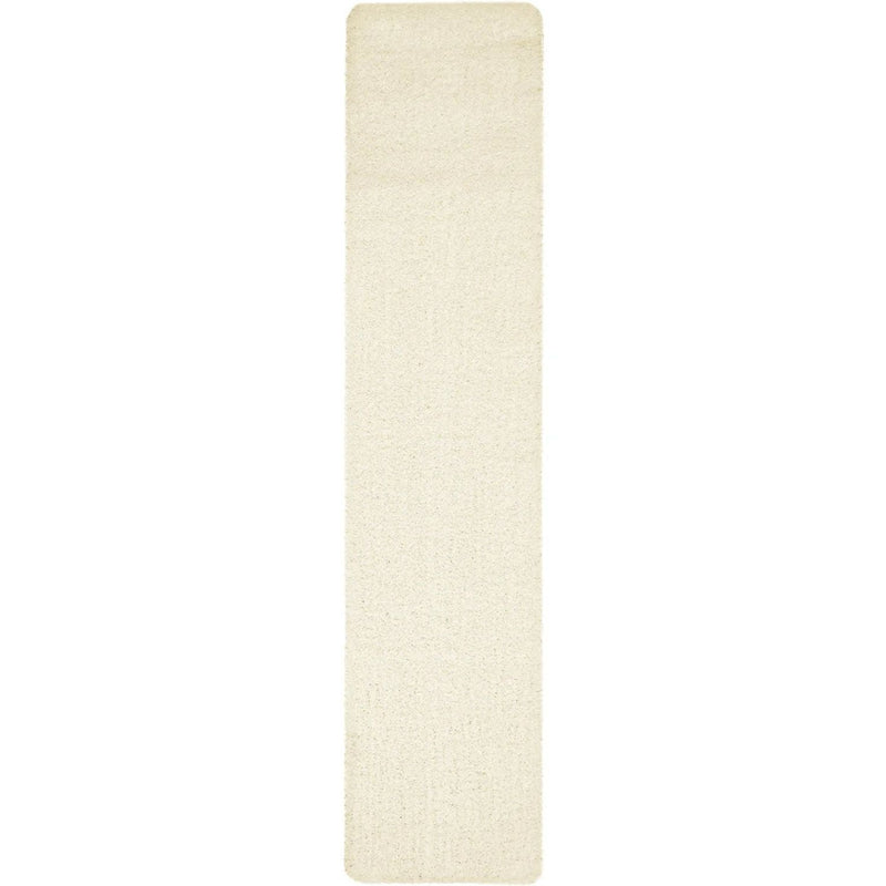Washable Ghost Ivory Shaggy Rug