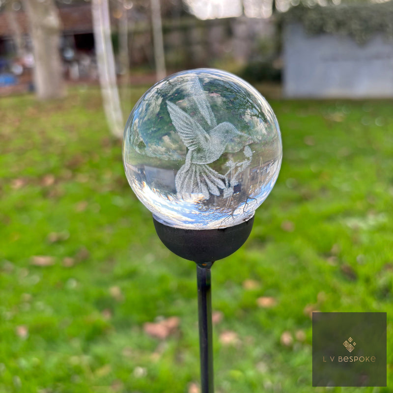 Stunning 3D Orb Decorative Garden Stake - Available in a number of designs.
