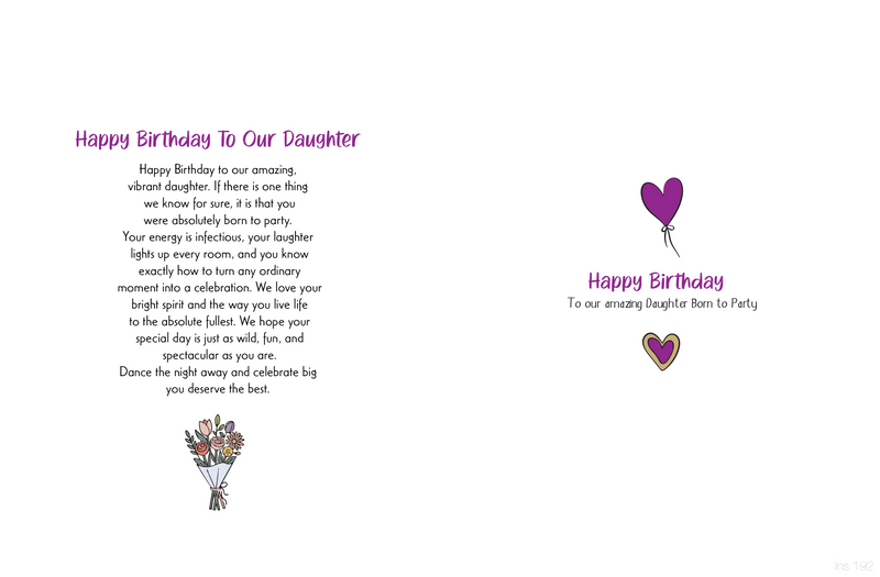 Happy Birthday Daughter